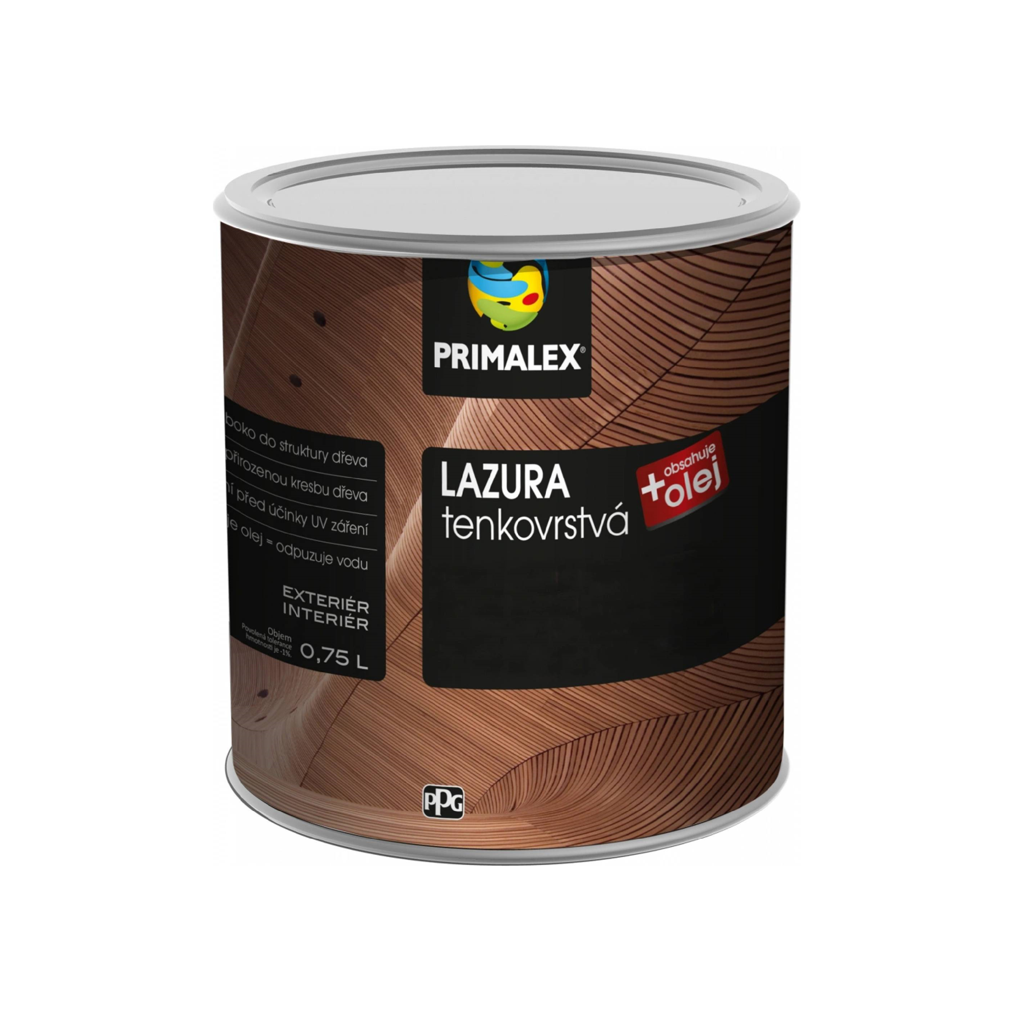 PRIMALEX LAZÚRA tenkovrstvá na drevo