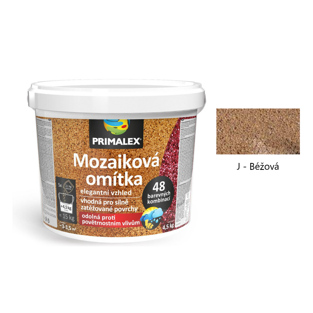 PRIMALEX Mozaiková omietka dekoratívna - J - Béžová