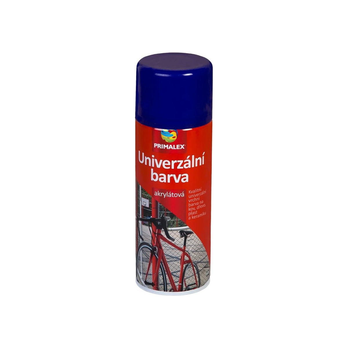 PRIMALEX Rýchloschnúca univerzálna akrylátová farba v spreji 400 ml RAL5002 Ultramarinova