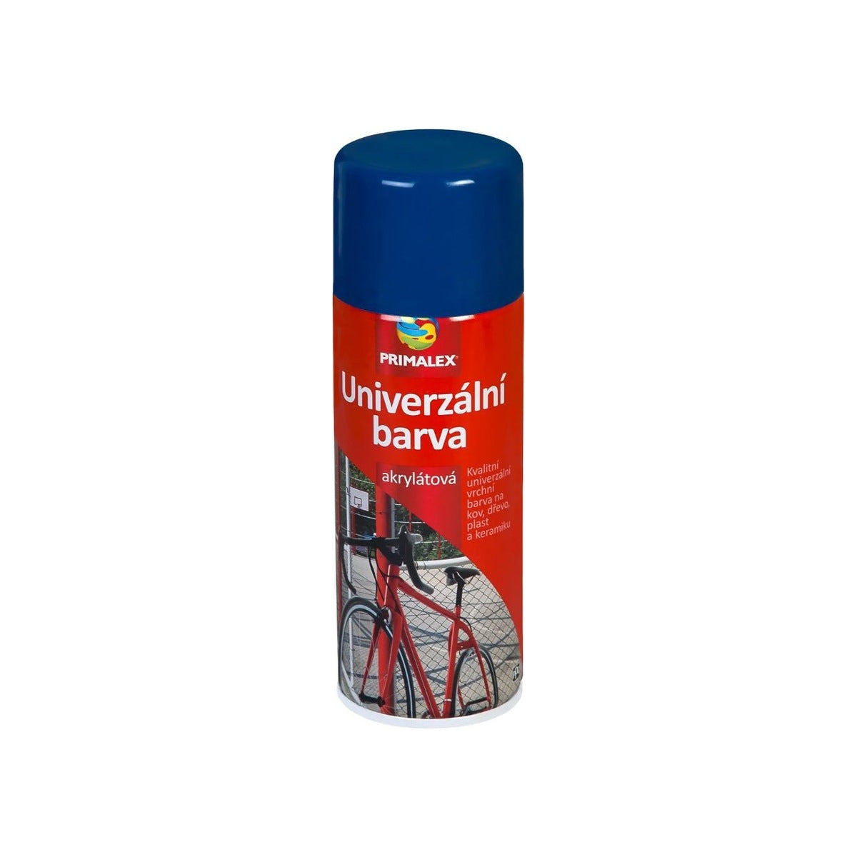 PRIMALEX Rýchloschnúca univerzálna akrylátová farba v spreji 400 ml RAL5010 Modra encianova