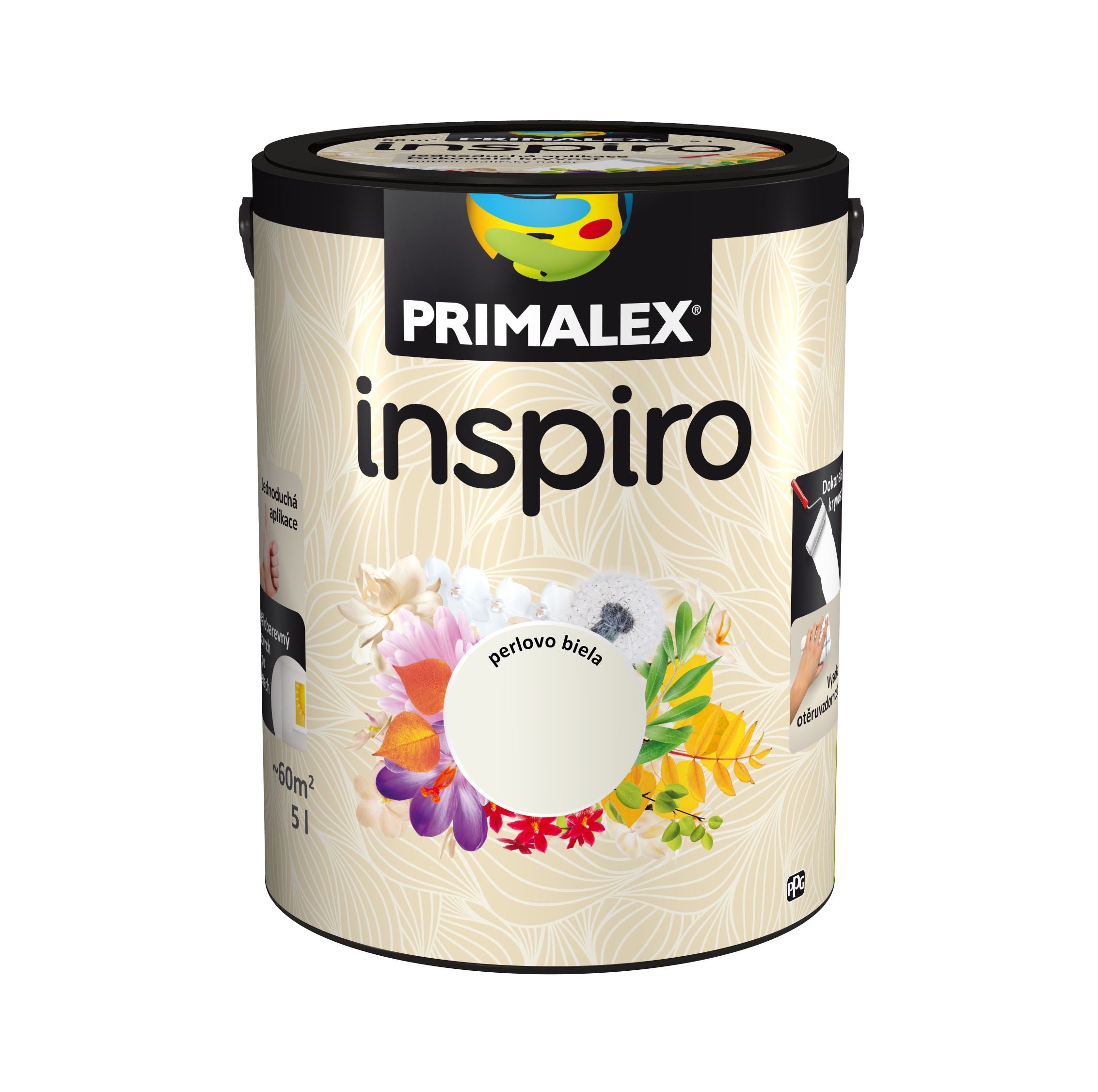 PRIMALEX inspiro farebný maliarsky náter do interiéru 5 l