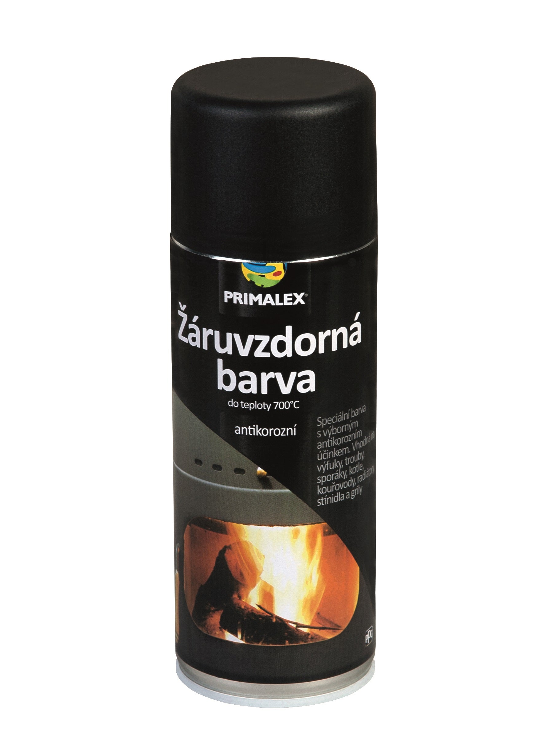 PRIMALEX Antikorózna syntetická žiaruvzdorná farba v spreji na kov
400 ml