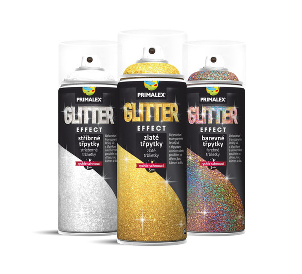 PRIMALEX GLITTER EFFECT Lak v spreji s trblietkami