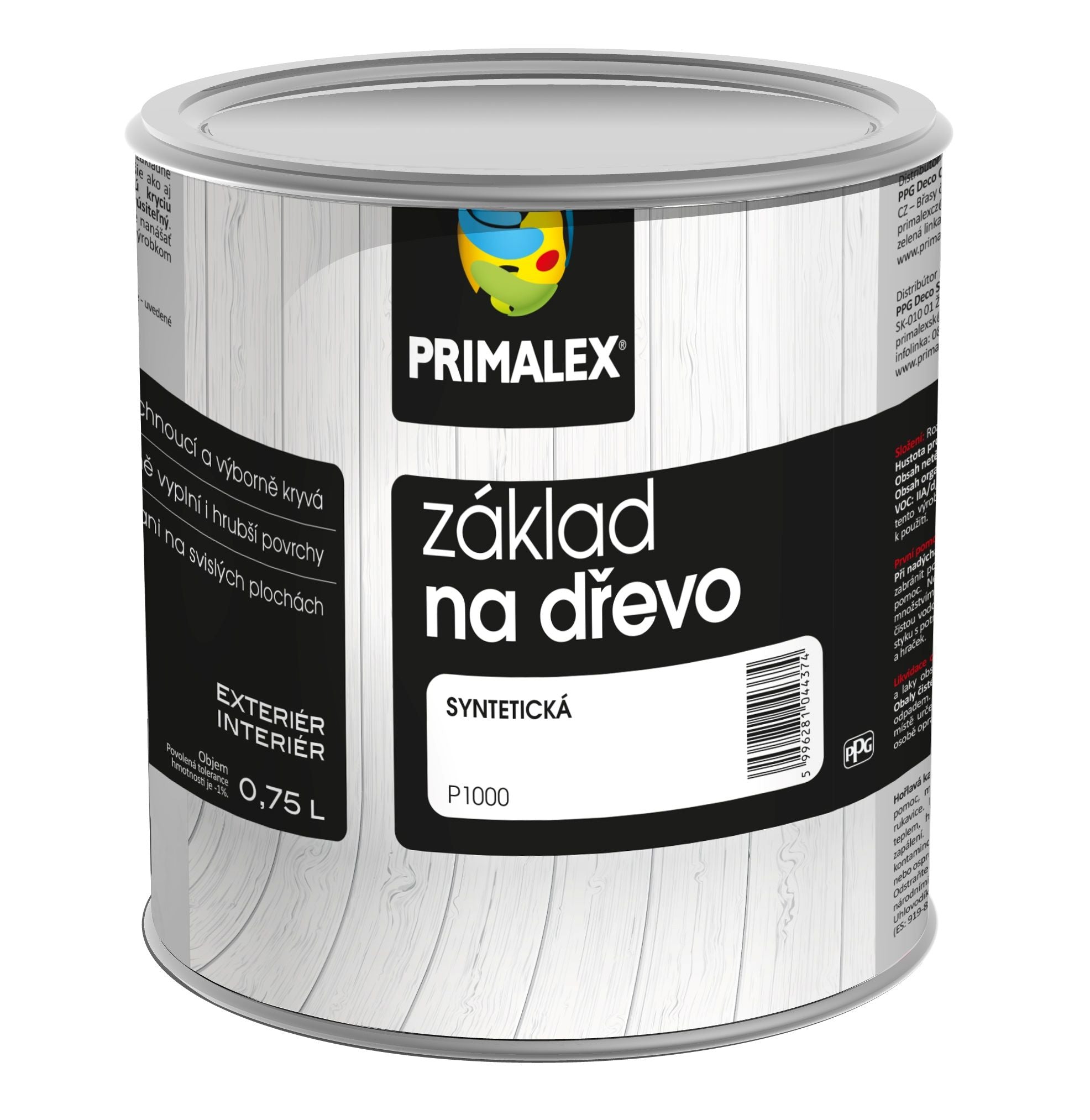 PRIMALEX Rýchloschnúca základná biela farba na drevo
