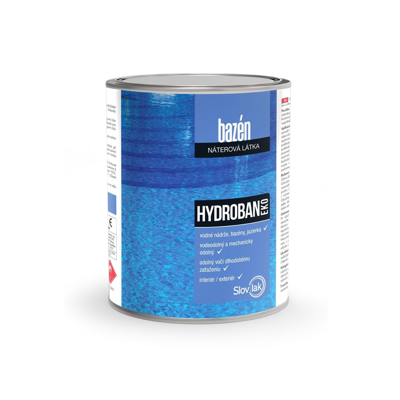 Slovlak HYDROBAN EKO syntetická náterová hmota na bazény