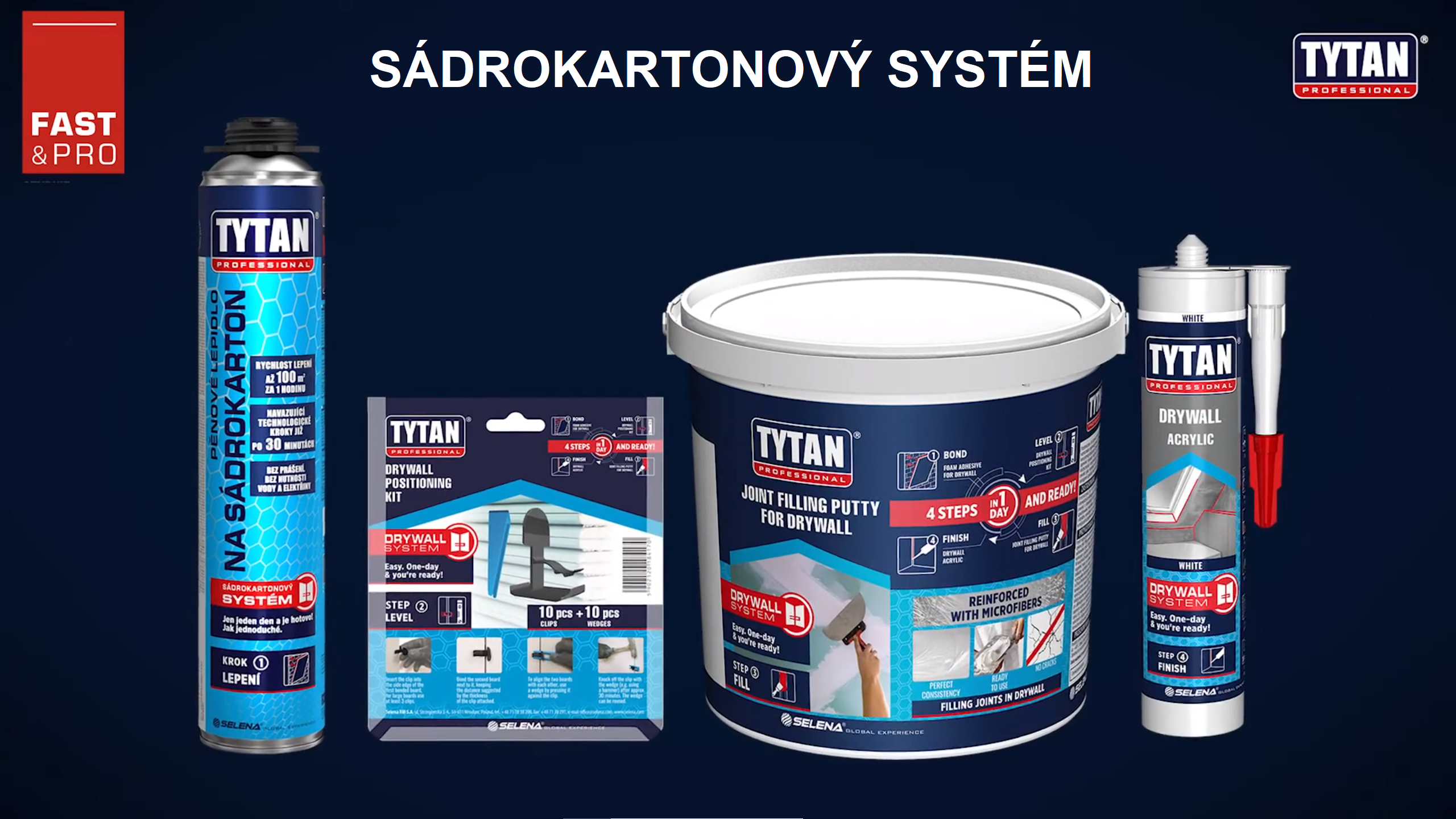 TYTAN montážna PUR pena na lepenie sadrokartónu 830 ml_sádrokartonový systém