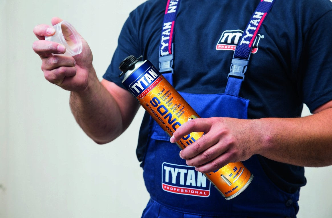 TYTAN 60 SEKUND montážne PUR penové lepidlo pištoľové 750 ml