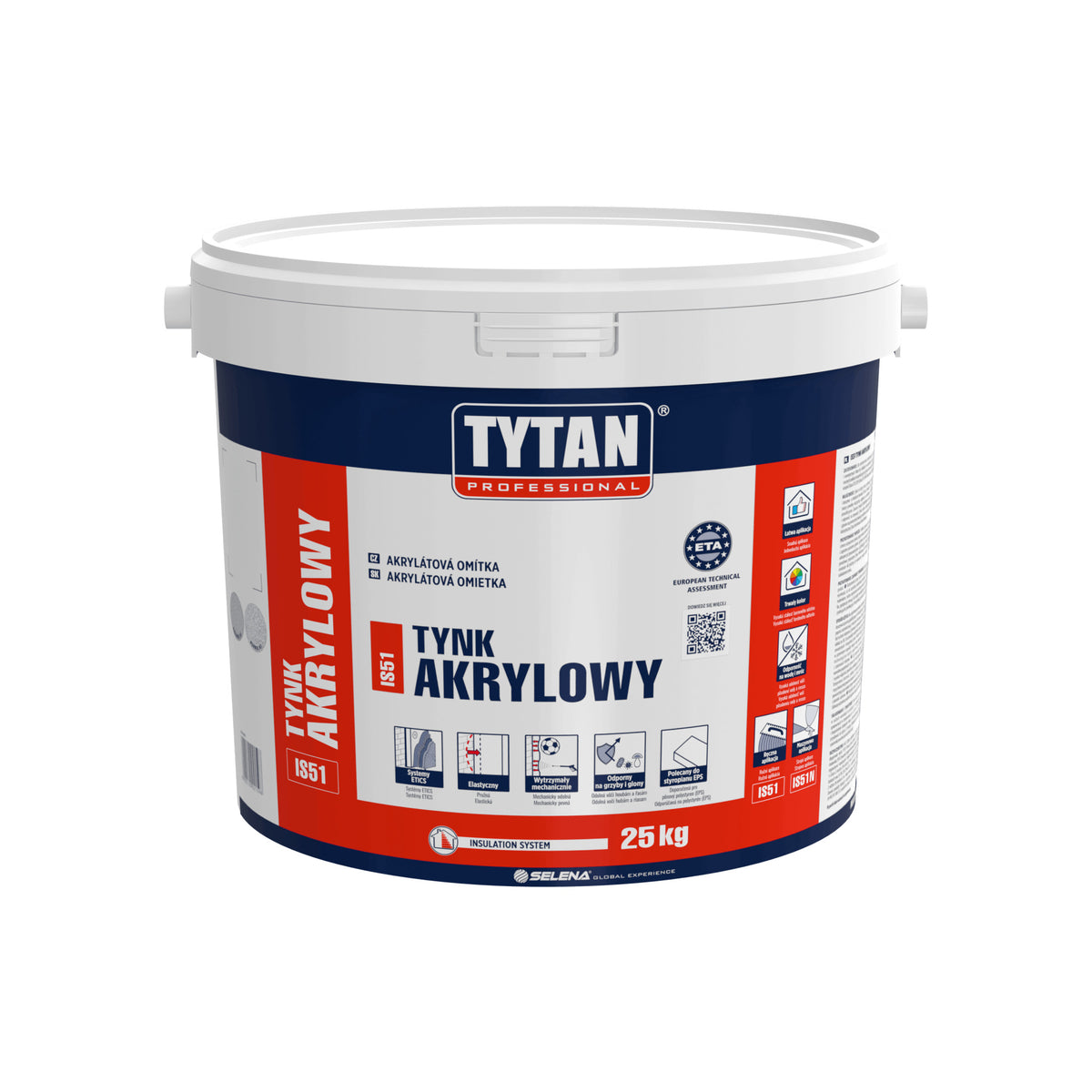 TYTAN PROFESSIONAL IS51N akrylátová omietka strojové nanášanie 25 kg