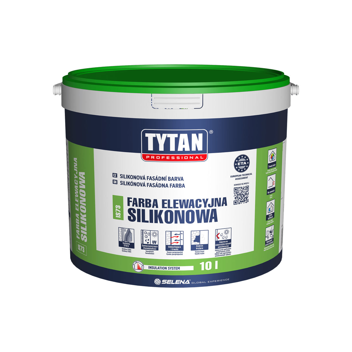 TYTAN PROFESSIONAL IS73 silikónová fasádna farba 10 l