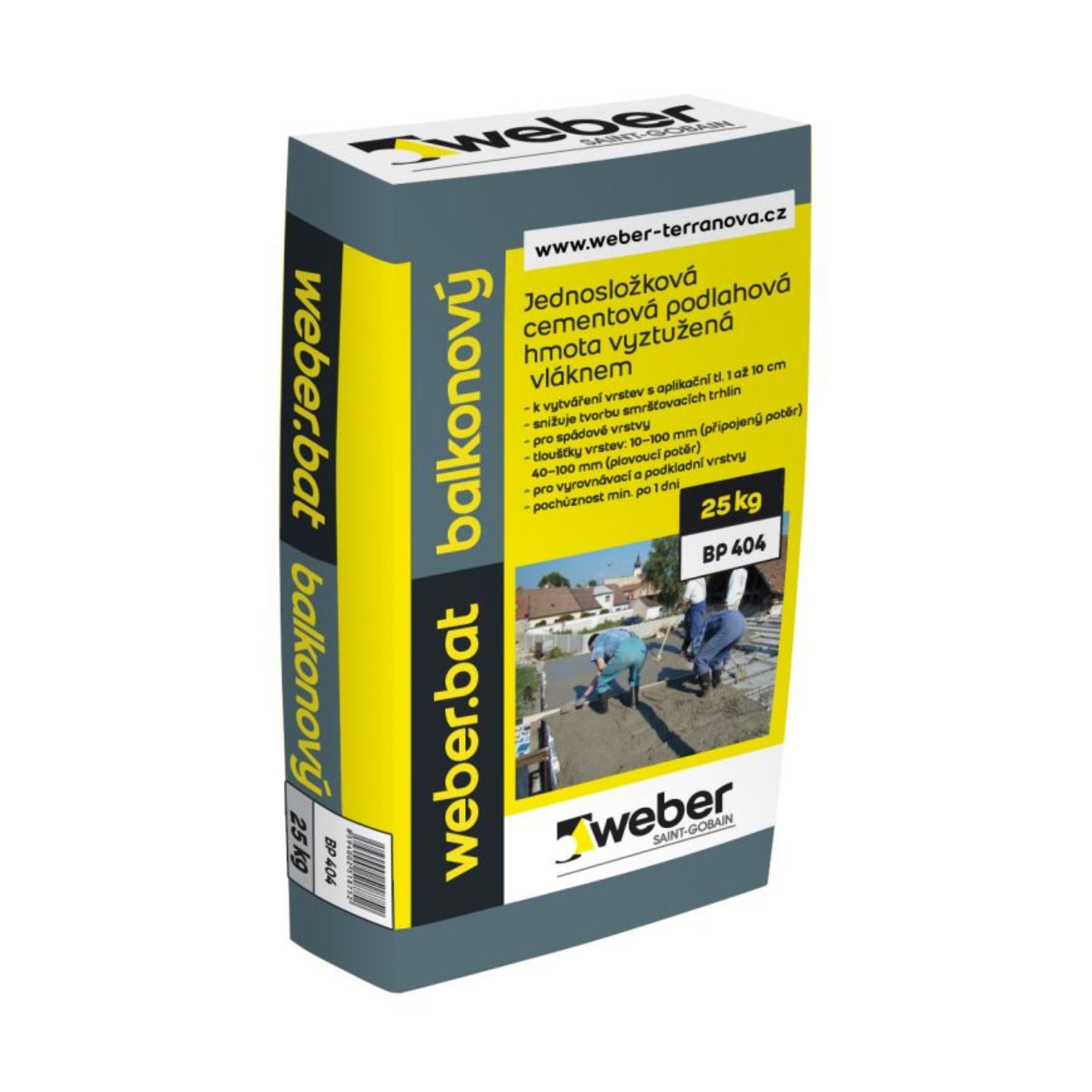 Weber Weberbat balkónový betónový poter 25 kg