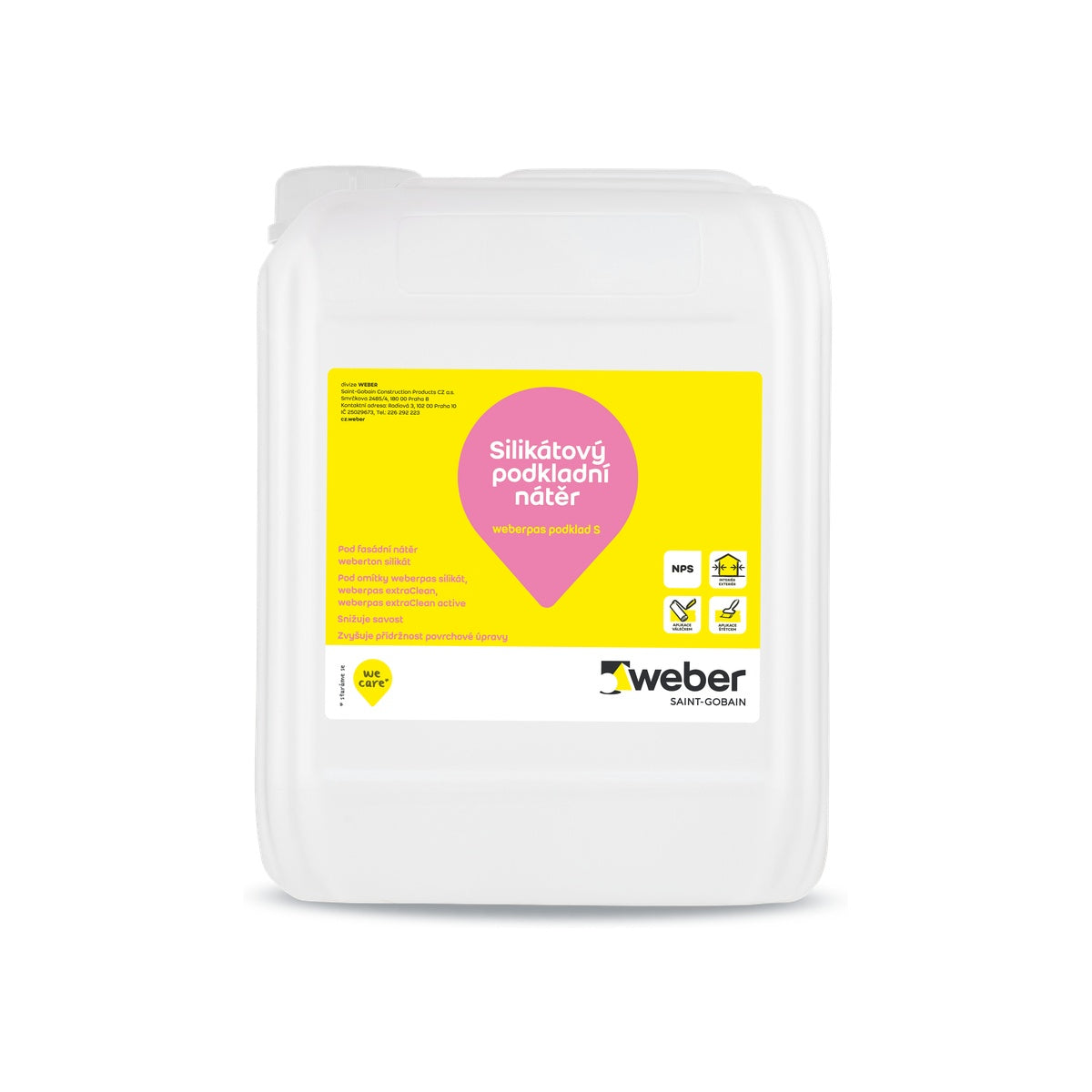 Weber weberpas podklad S silikátový podkladový náter 5 kg