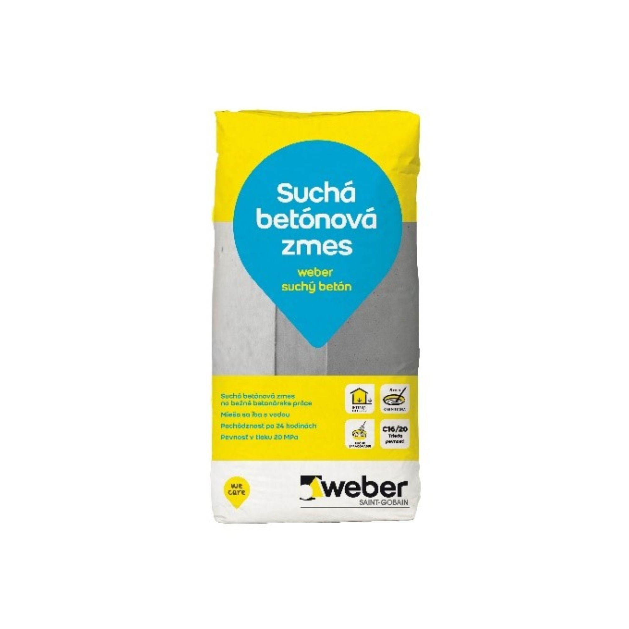 Weber suchý betón 25 kg