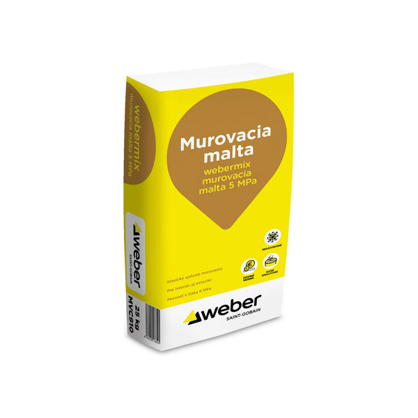 Weber Webermix murovacia malta balenie z druhej strany