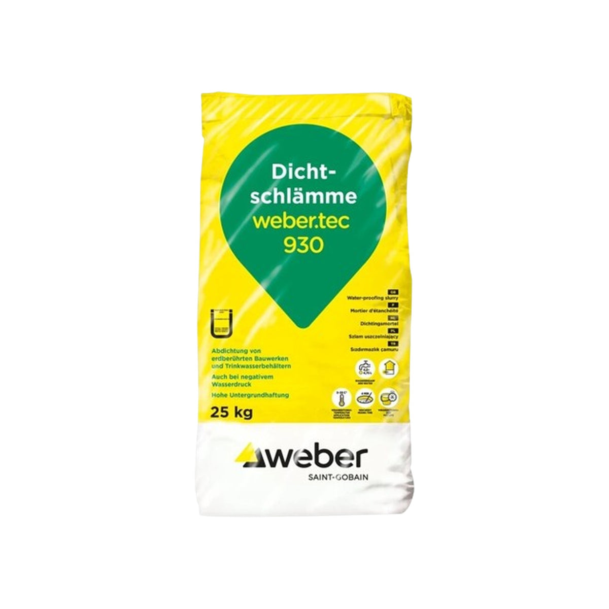 Weber webertec 930 minerálna hydroizolačná stierka 25 kg