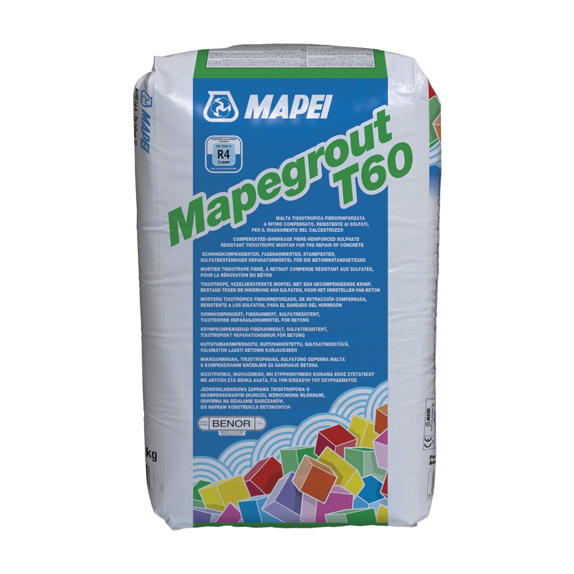 MAPEI Mapegrout T60 síranovzdorná malta na opravy betónu 25 kg
