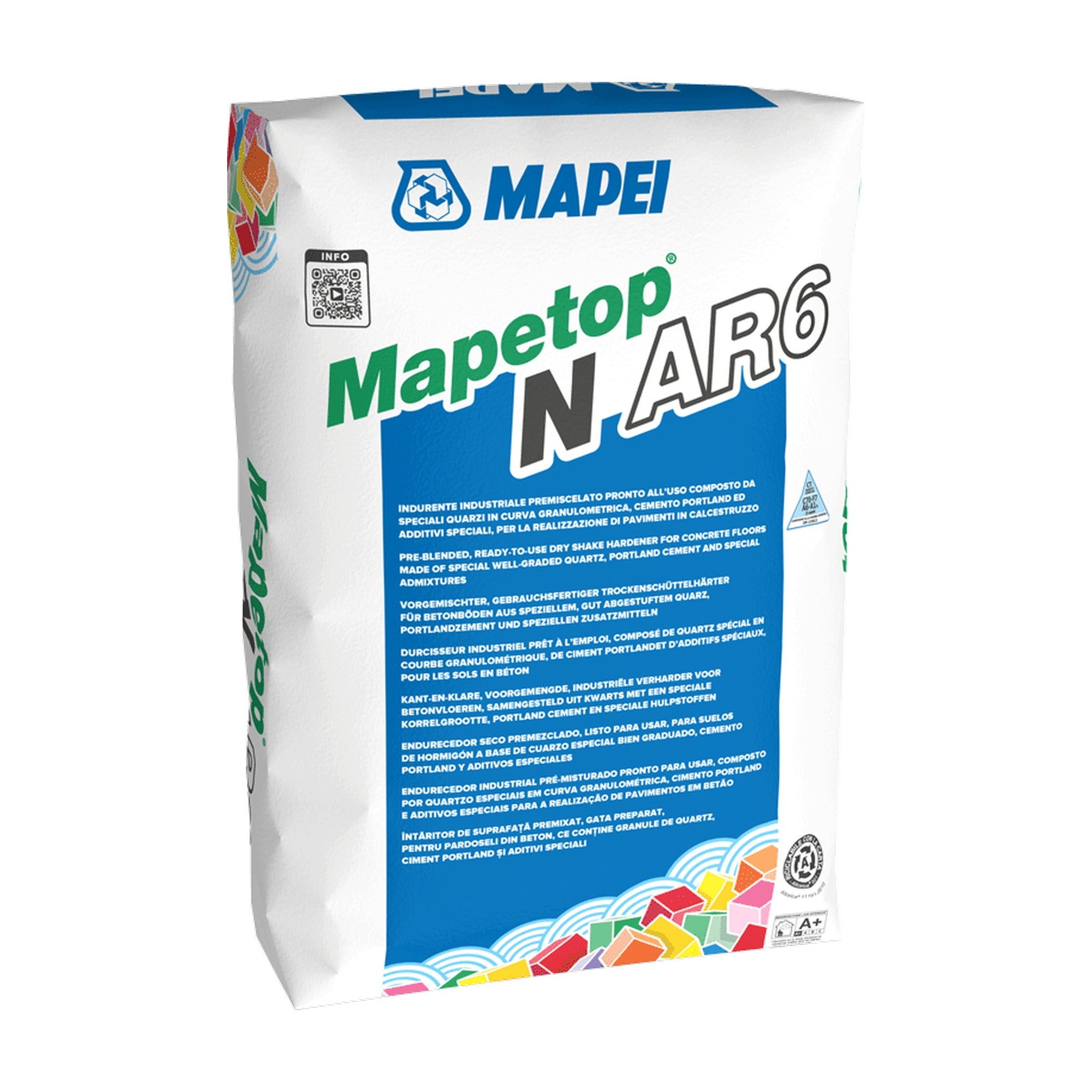 MAPEI Mapetop N AR6 vsypová zmes pre priemyselné betónové podlahy 25 kg