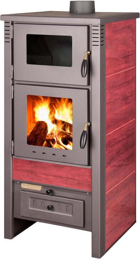 Kachle Pro TAURUS Ceramic, bordové, 12 kW, 120 mm, s rúrou na pečenie