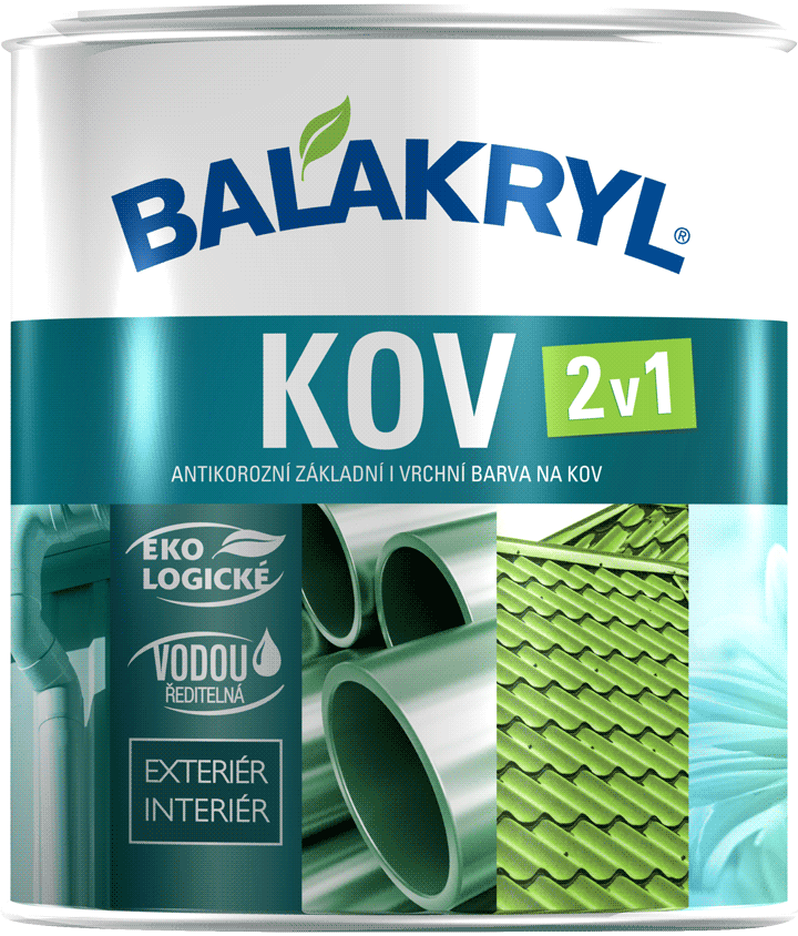 BALAKRYL KOV 2v1 antikorózna základná farba na kov