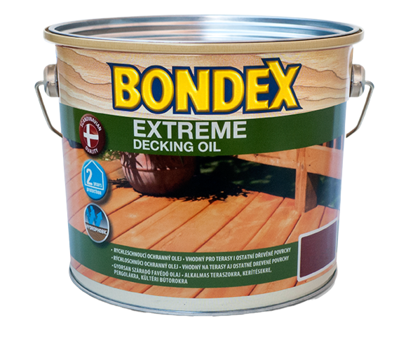 BONDEX EXTREME DECKING OIL rýchloschnúci napúšťací ochranný olej na drevo exteriér