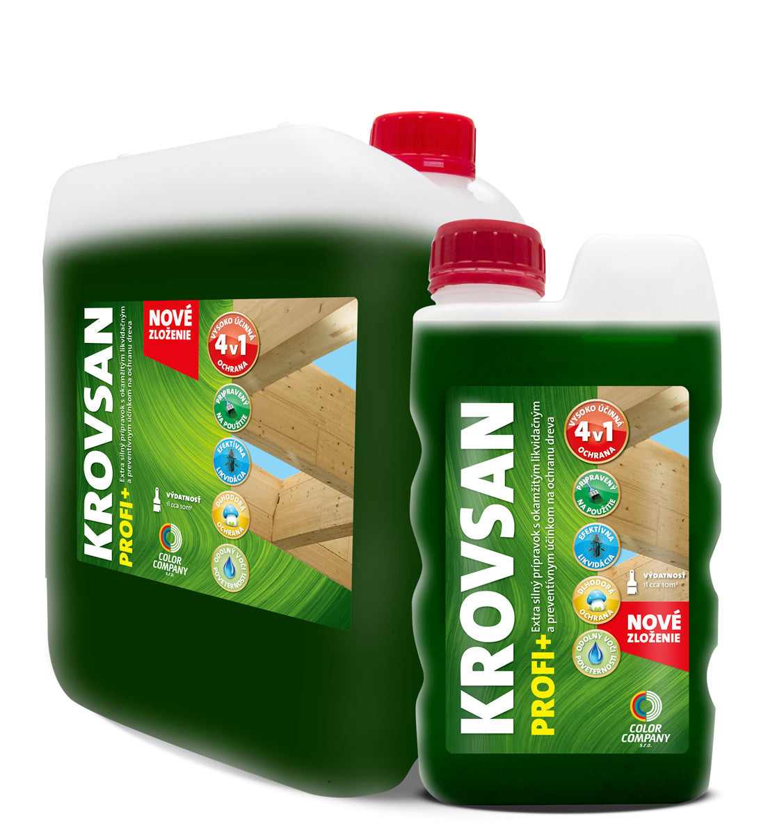 COLOR COMPANY KROVSAN PROFI + prípravok na ochranu dreva