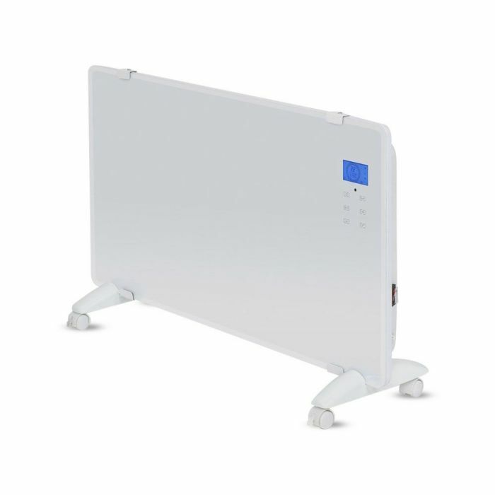 Elektrický ohrievač s diaľkovým ovládačom 2000W IP24 biely VT-2000WRD (V-TAC)