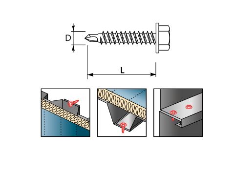 ETANCO GT O2 Ø4,8 mm zošívačka bez podložky