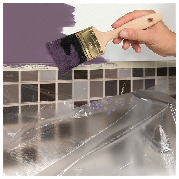 Zakrývacia fólia s papierovou páskou