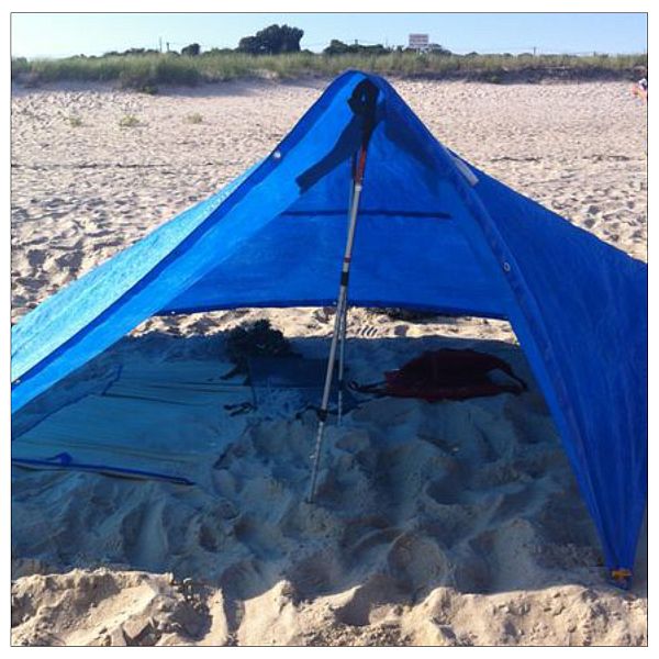 Plachta krycia obojstranná 140g modro-strieborná VRCPRO