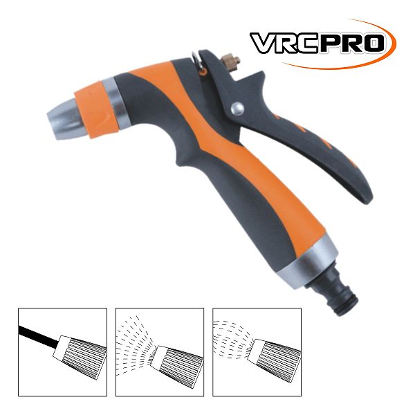 Postrekovacia pištoľ 3 funkcie 1/2″ kov/plast s rukoväťou VRCPRO