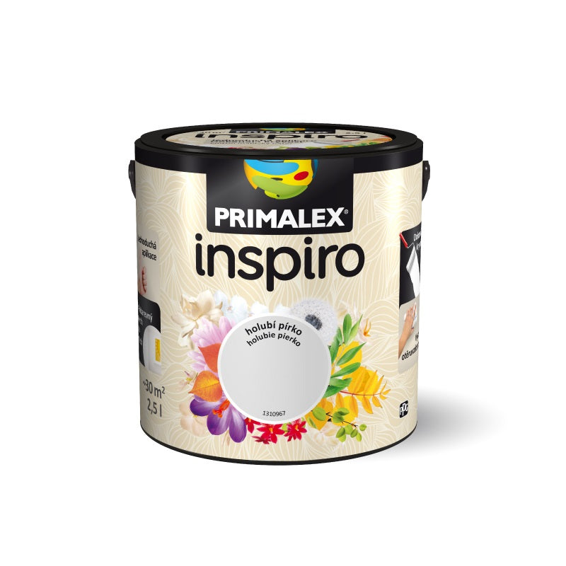 PRIMALEX inspiro farebný maliarsky náter do interiéru 2,5 l