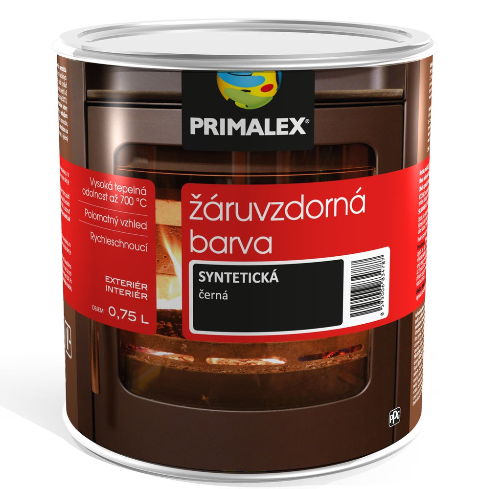 PRIMALEX Rýchloschnúca syntetická žiaruvzdorná farba na kov