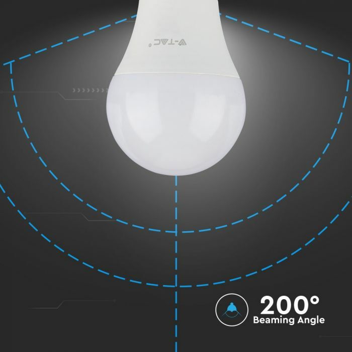 Žiarovka LED PRO E27 9W, 4000K, 810lm, A58 VT-210 (V-TAC)