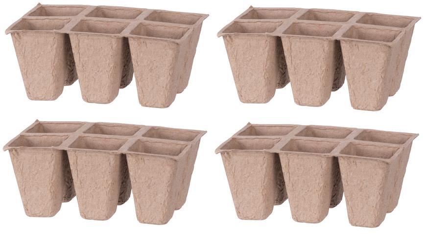 Sadbovač Strend Pro Herrison P1108, papierový, 6 priesad, bal. 4 ks