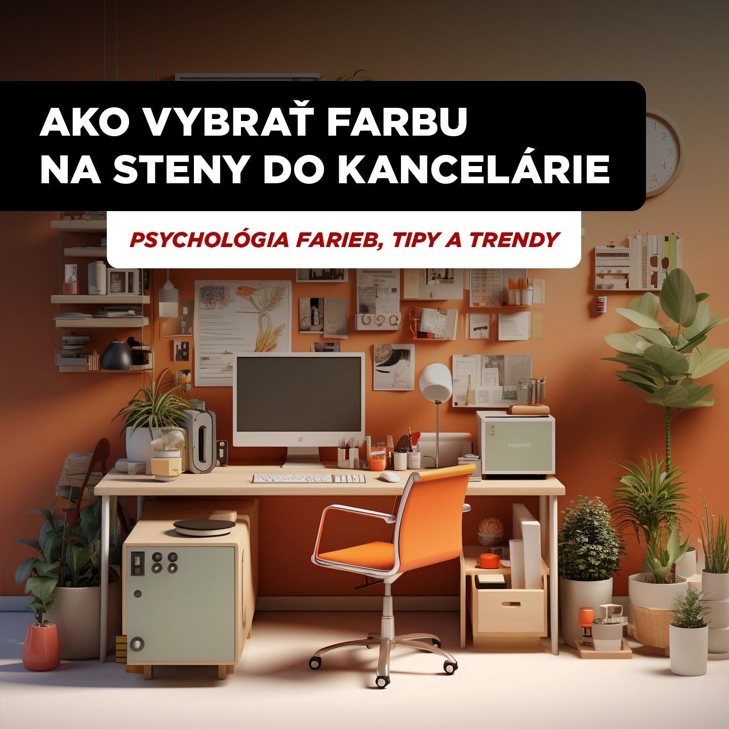 Ako vybrať farbu na stenu do kancelárie