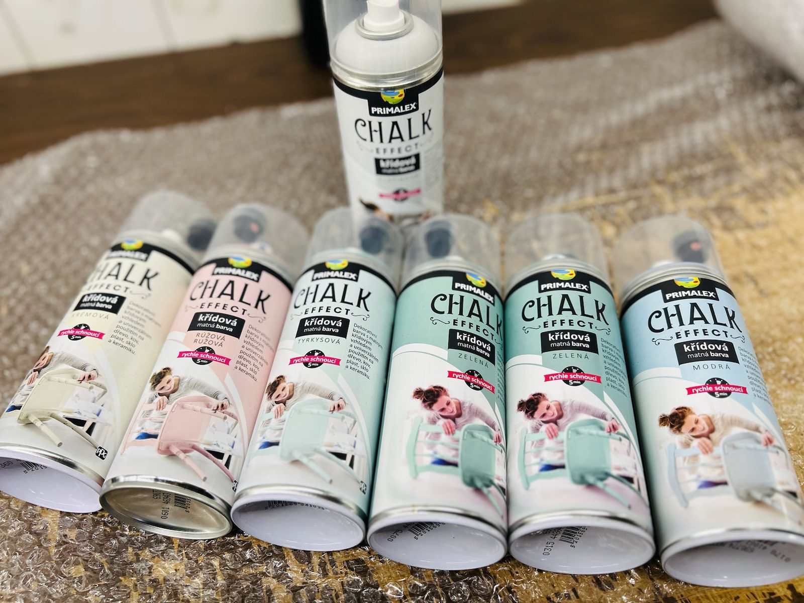 PRIMALEX CHALK EFFECT kriedová matná farba vo spreji 400 ml