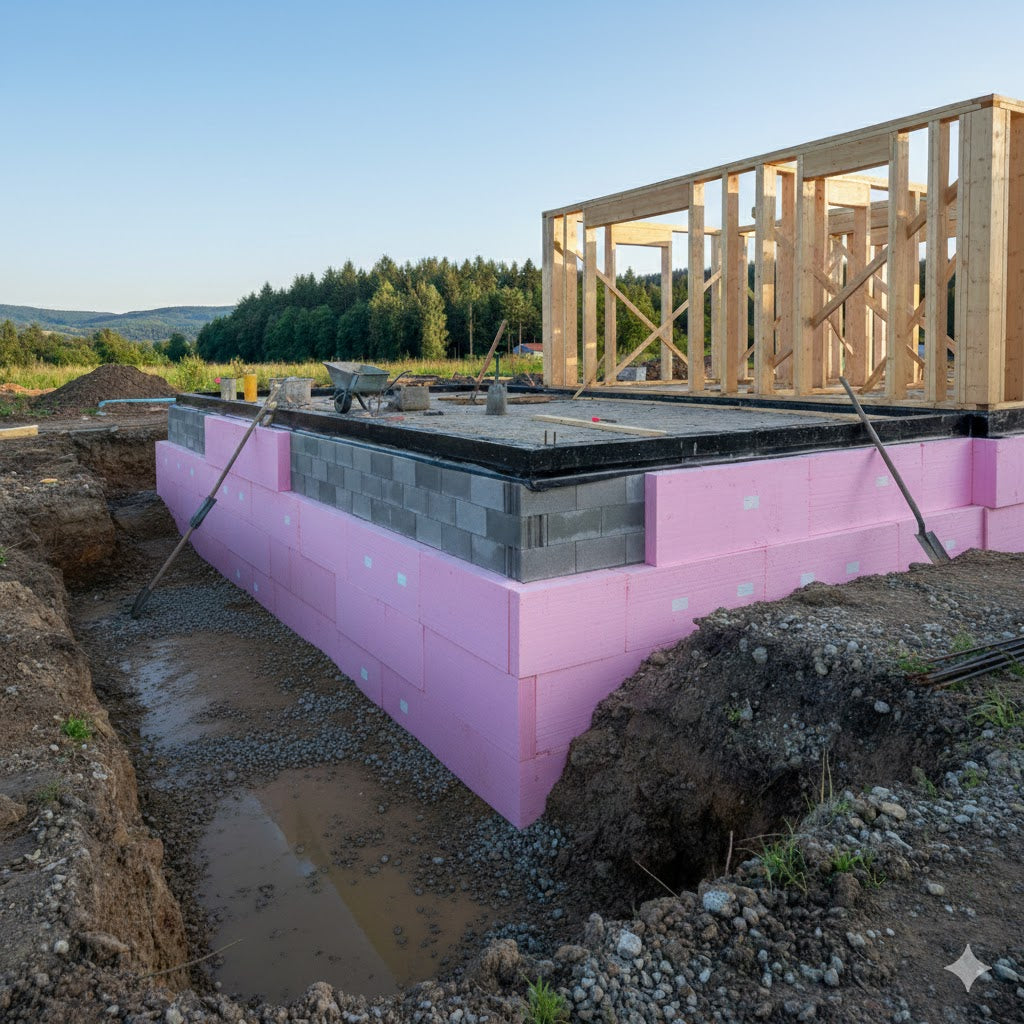 Zateplenie základov domu a sokla