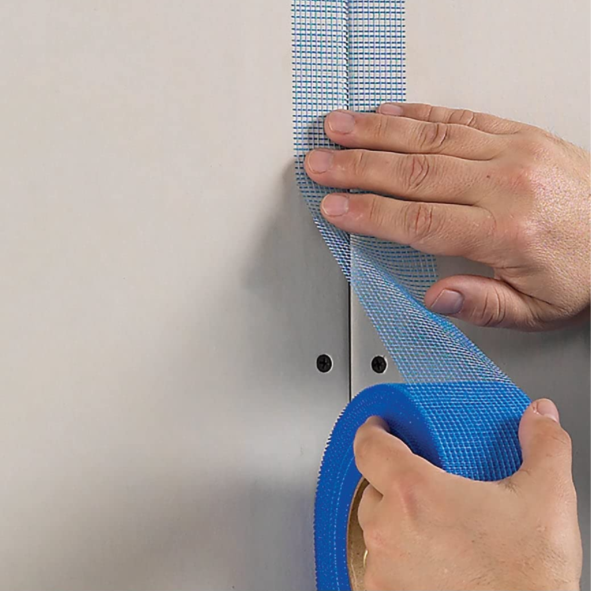 ADFORS FibaTape Classic samolepiaca tesniaca páska na sadrokartón aplikácia