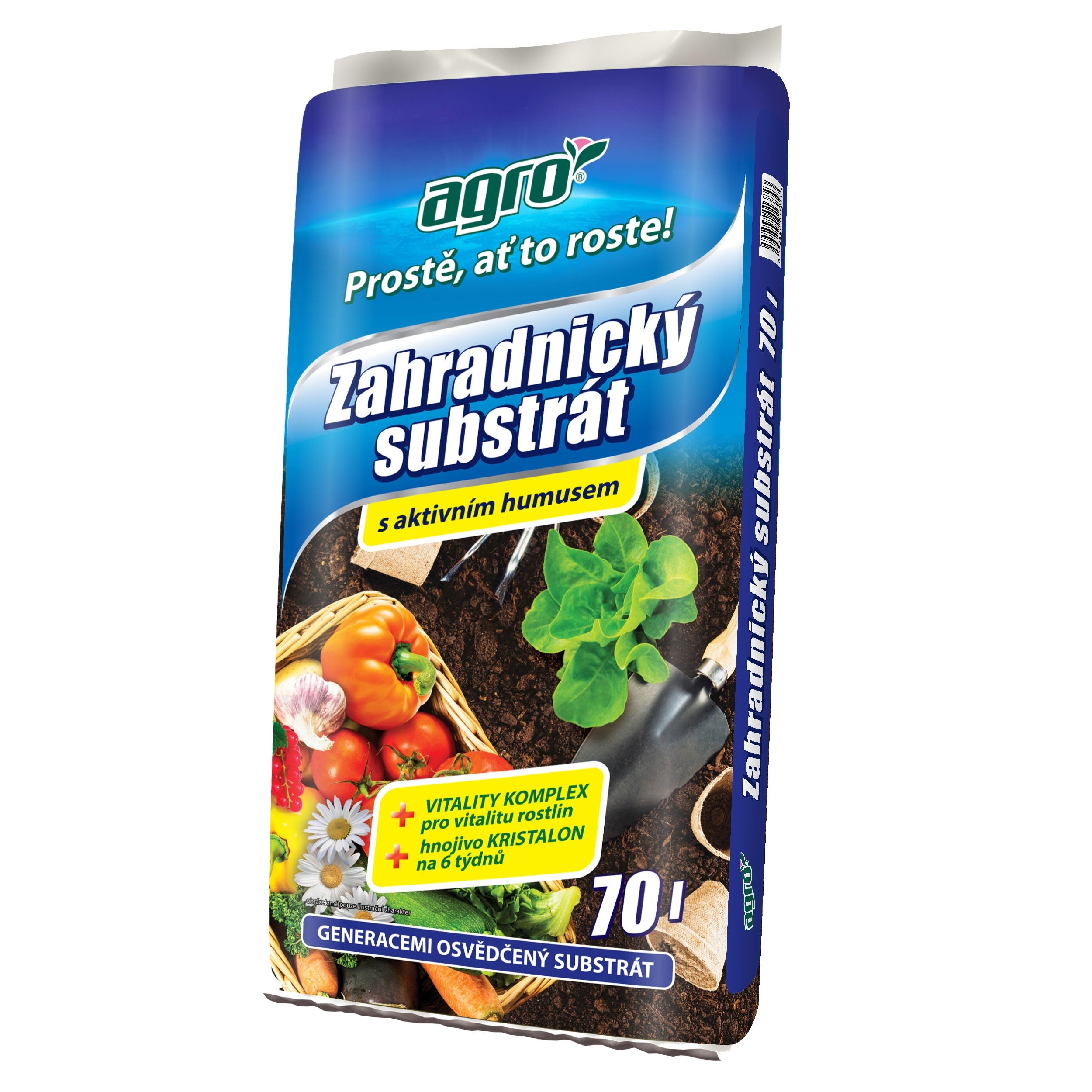 AGRO Záhradnícky substrát s aktívnym humusom 50 l