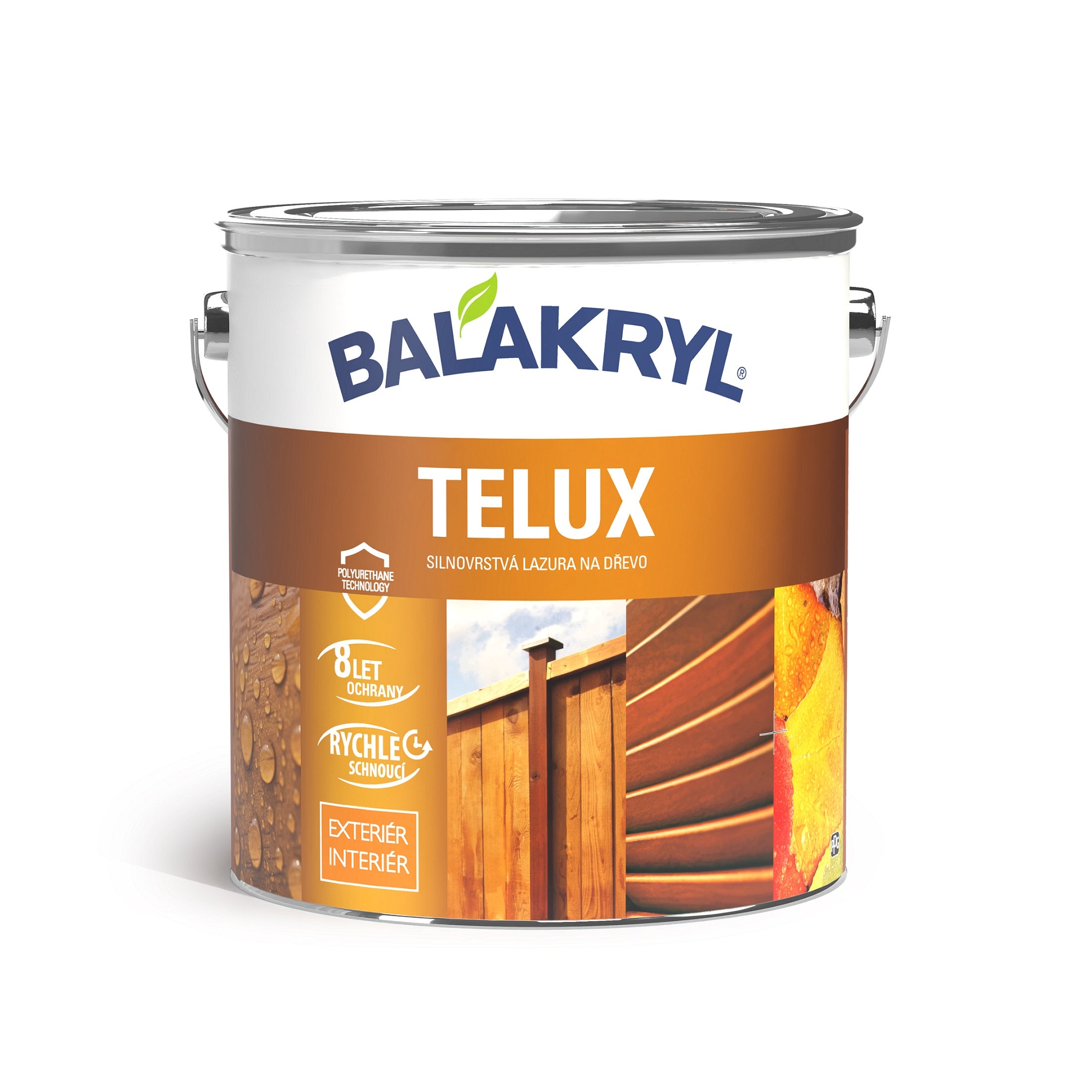 BALAKRYL TELUX hrubovrstvá lazúra na drevo 2,5 kg