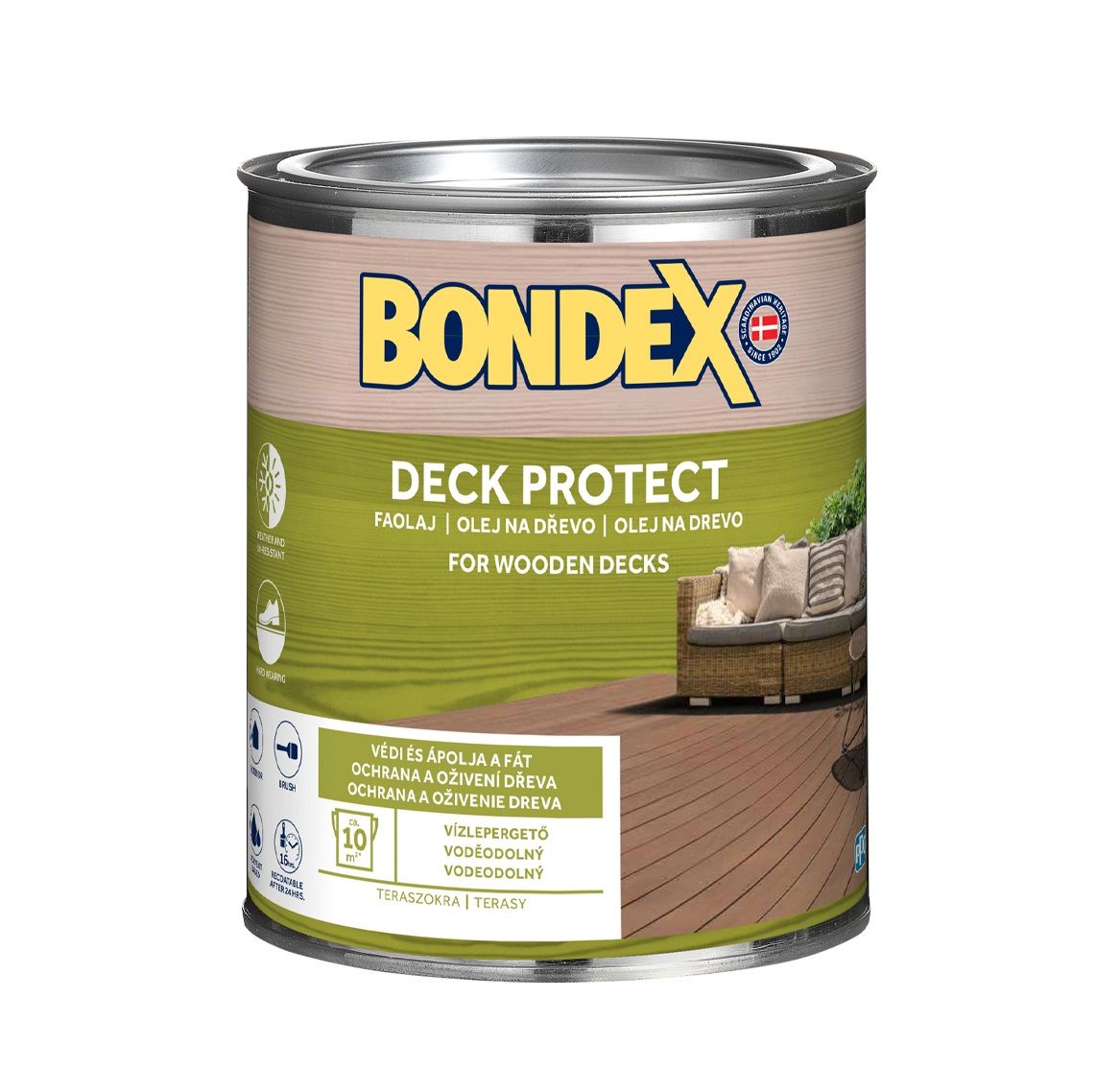 BONDEX DECK PROTECT napúšťací olej na drevo