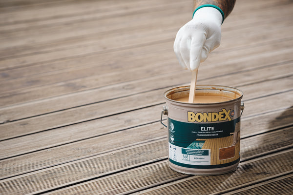 BONDEX ELITE – miešanie oleja na terasu
