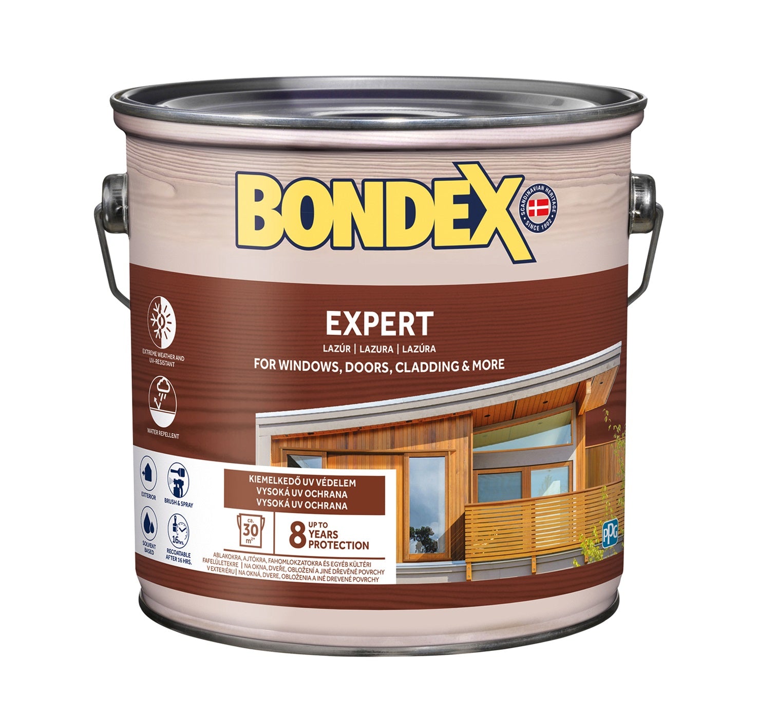BONDEX EXPERT hrubovrstvá syntetická lazúra na drevo 2,5 l