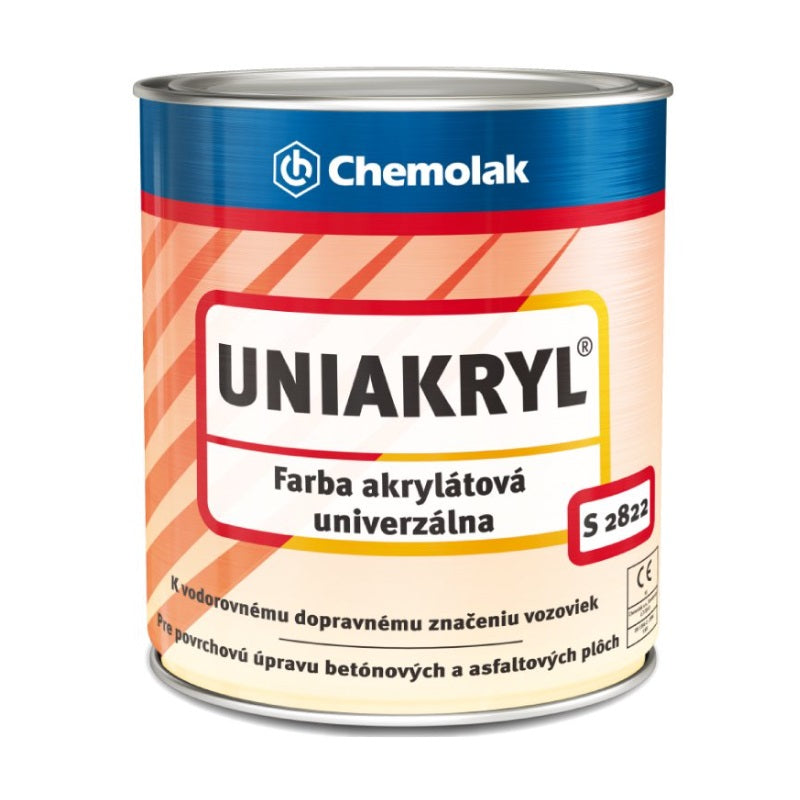 Chemolak UNIAKRYL S 2822 akrylátová univerzálna matná farba