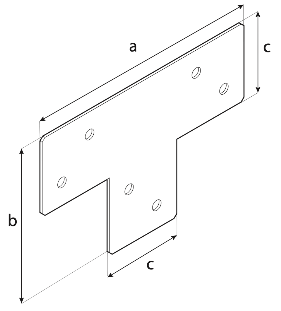 DOMAX GPLP spojka priečneho hranola pergoly
