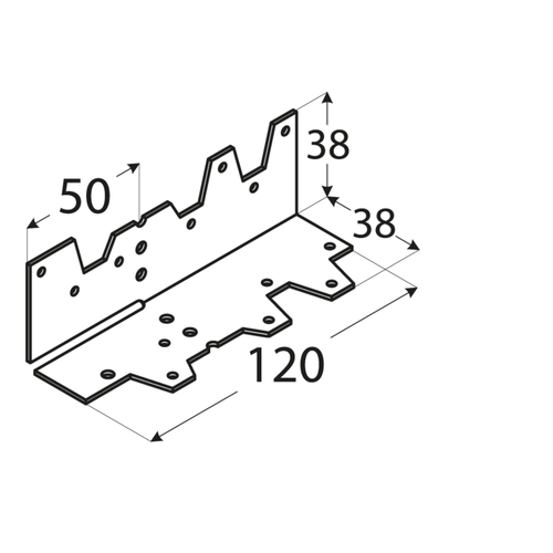 DOMAX KG 1 uholník ohýbací