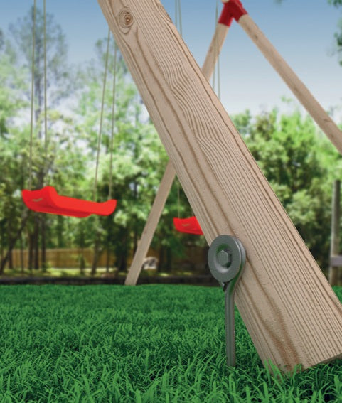 DOMAX KWZ kotva na zaskrutkovanie do zeme so závitovým lôžkom montáž