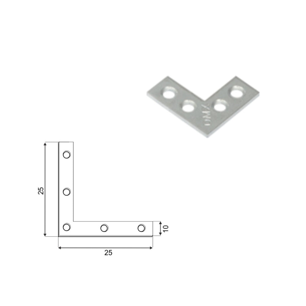 DOMAX  NA a NAO ozdobný pozinkovaný rohovník