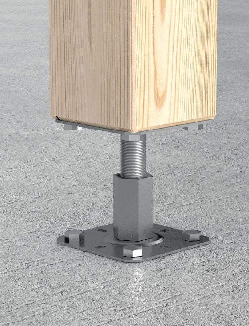 DOMAX PWD Ø10 mm skrutka do dreva - montáž