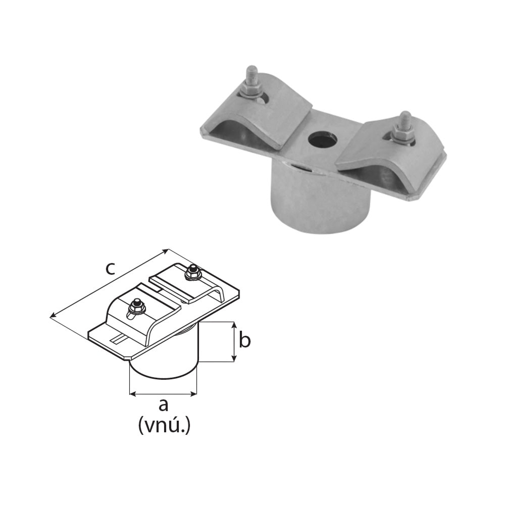 DOMAX PWOM 5 adaptér pre základňu stĺpa