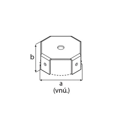 DOMAX PWOM 1 vodorovné upevňovacie veko trámov